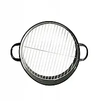 Вугільний гриль-коптильня з тефлоновим матом BBQ Чорний гриль, фото 10