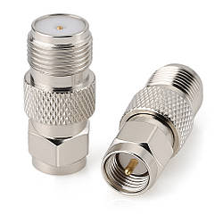 Гуртом Перехідник адаптер типу SMA Female для підключення роутера/модему до антени.