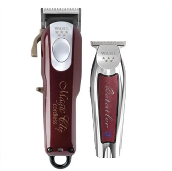 Професійний комбо-набір Wahl Barber Combo 5 star (Magic Clip Cordless + Detailer Wide Cordless) (3027252+08171-016), фото 1