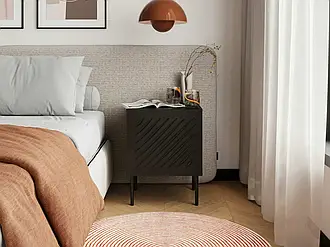 Комплект бежевих приліжкових тумб Siena Cama (2 шт.)