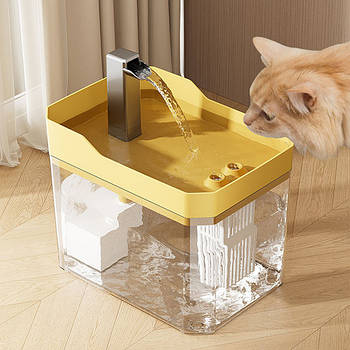 Фонтанчик для кота, собаки та інших домашніх тварин, з мінімальним рівнем шуму