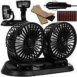 Подвійний автомобільний вентилятор від прикурювача 12 - 24 V  Xtrobb, фото 3