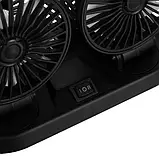 Подвійний автомобільний вентилятор від прикурювача 12 - 24 V  Xtrobb, фото 5