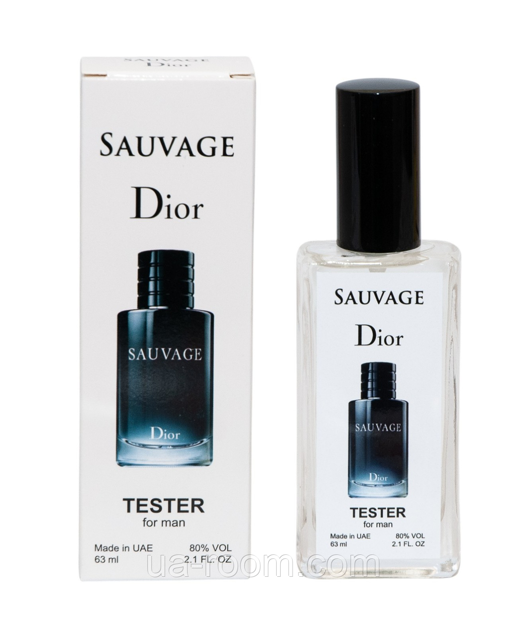 Тестер чоловічий Dior Sauvage, 63 мл.