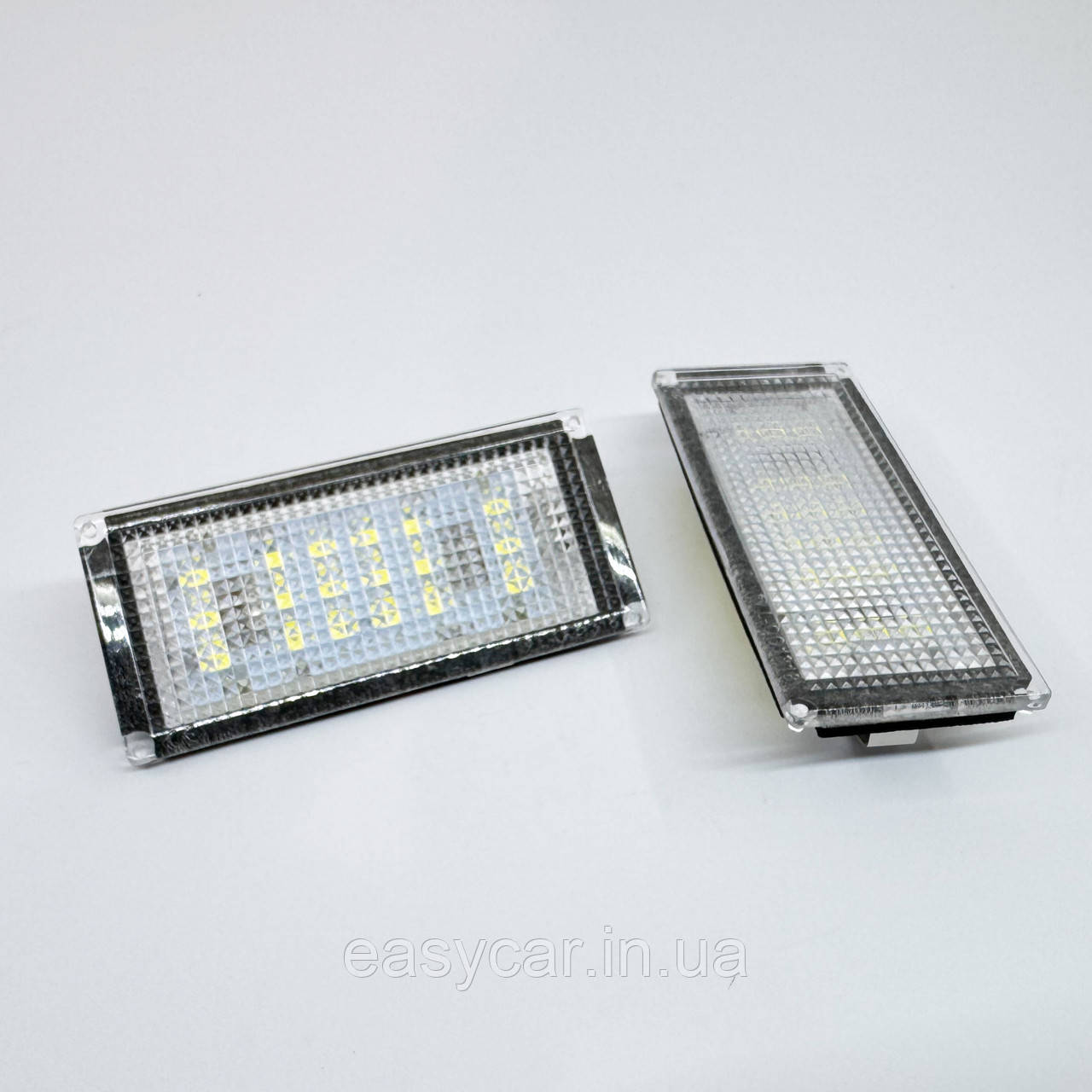 Штатна LED-підсвітка номерних знаків BMW E46 2D Рестайл