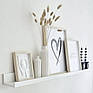 Навісна полиця IKEA MOSSLANDA 402.917.66 Біла, фото 4