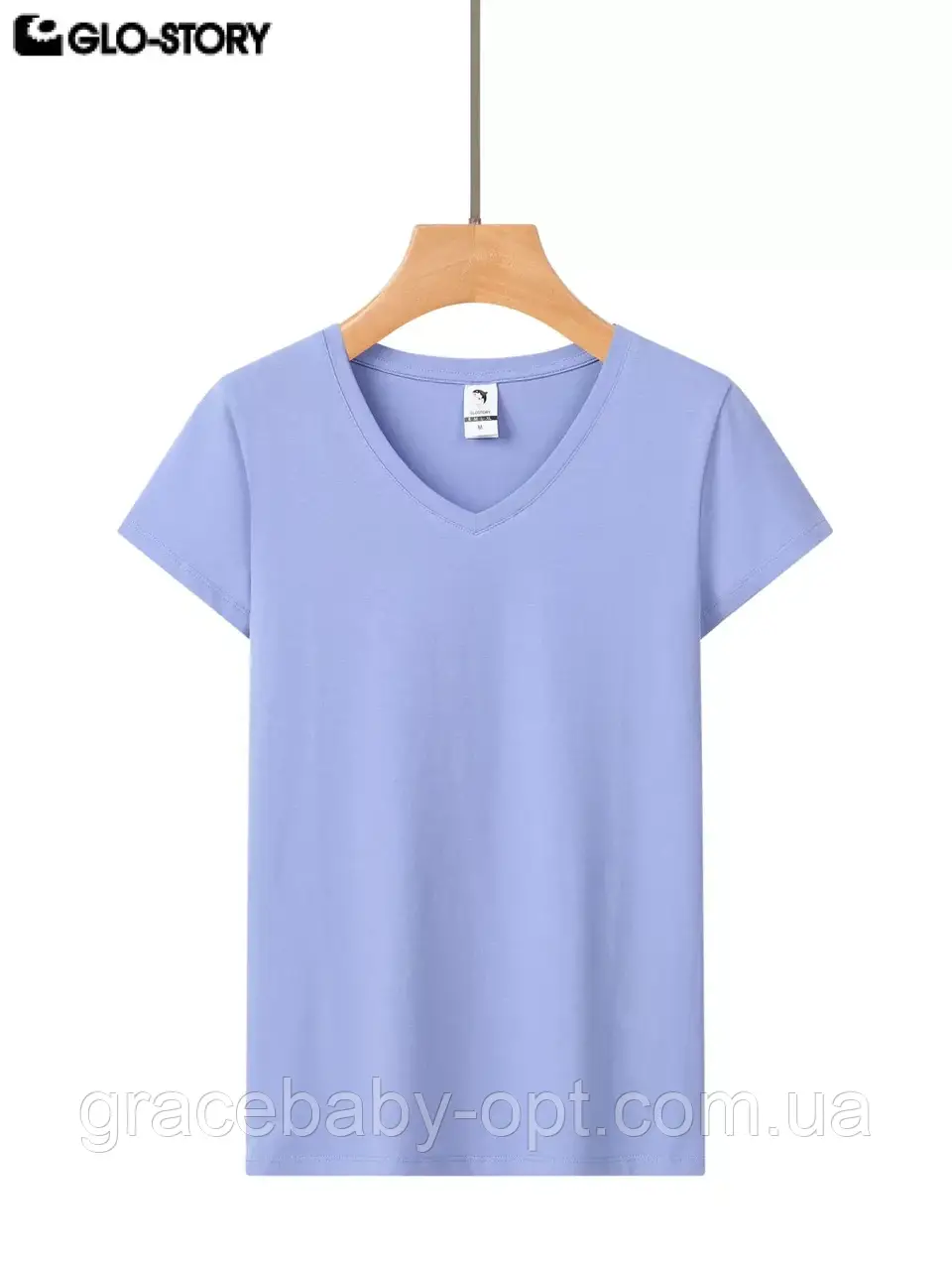 Футболка жіноча оптом, Glo-story, S-XL pp, № WPO-4773, фото 1