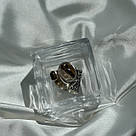 Широка каблучка срібна з вінтажною обробкою з натуральним раухтопазом і лабрадором (12,7 ct) Awesome, фото 5