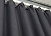 Комплект штор (2шт. 1,5х2,7м.) із колекції "Bagema Rvs". Колір темно-сірий. Код 1241ш 33-0070, фото 9