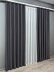 Комплект штор (2шт. 1,5х2,7м.) із колекції "Bagema Rvs". Колір темно-сірий. Код 1241ш 33-0070, фото 4