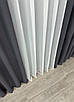 Комплект штор (2шт. 1,5х2,7м.) із колекції "Bagema Rvs". Колір темно-сірий. Код 1241ш 33-0070, фото 10