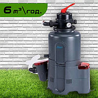 Фільтрувальна станція 6 м3/год для басейну Азуро пісочний для каркасного та надувного