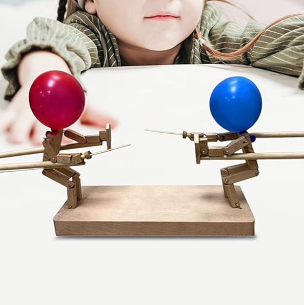 Інтерактивна іграшка для дітей, розвиваюча іграшка для всієї родини або компанії ''Бій чоловічків'', фото 1