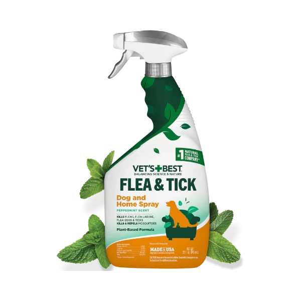 Спрей Vet`s Best Natural Flea&Tick Home Spray проти бліх, кліщів і москітів для собак і дому 945 мл (vb10348)