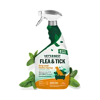 Спрей Vet`s Best Natural Flea&Tick Home Spray проти бліх, кліщів і москітів для собак і дому 945 мл (vb10348)