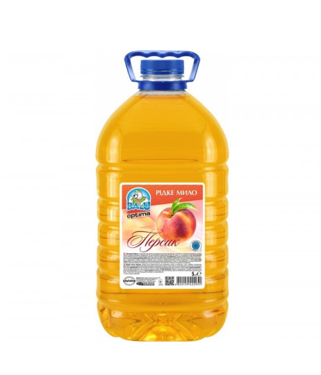 Мило рідке з ароматом персика, Balu, 5 л