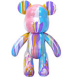 Статуетка ведмедик зроби сам Fluid Bear DIY Bearbrick з фарбами 23 см, фото 9
