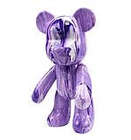 Статуетка ведмедик зроби сам Fluid Bear DIY Bearbrick з фарбами 23 см, фото 11