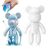 Статуетка ведмедик зроби сам Fluid Bear DIY Bearbrick з фарбами 23 см, фото 4