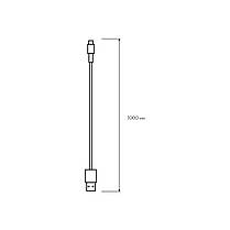 Кабель з'єднувальний зарядний Euroelectric Type-C to Type-C 1м Cable-C-L(30W), фото 3