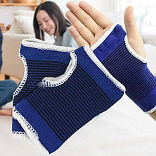 Набір еластичних бандажів №6801 на променевозап'ястний суглоб для фіксації  8,5х12см 2шт/уп., Синій (YAB)