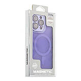 Чехол TPU+PC Magnetic Matte Camera Lens with Magsafe для iPhone 14, фото 7