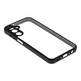 Чохол для Samsung Galaxy A15 4G (A155) / A15 5G (A156) TPU+PC Elite — прозорий антиударний із чорним бампером та захистом камери, фото 3