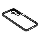 Чохол для Samsung Galaxy A15 4G (A155) / A15 5G (A156) TPU+PC Elite — прозорий антиударний із чорним бампером та захистом камери, фото 4