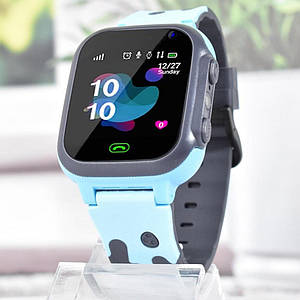 Дитячий смарт годинник Smart Watch Q16 з GPS, SOS, SIM, камерою, ліхтариком, чатом, додатком, Синій
