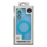 Чехол TPU+PC Magnetic Matte Camera Lens with Magsafe для iPhone 16, фото 3