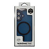 Чехол TPU+PC Magnetic Matte Camera Lens with Magsafe для iPhone 16, фото 4