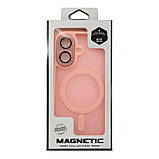 Чехол TPU+PC Magnetic Matte Camera Lens with Magsafe для iPhone 16, фото 7