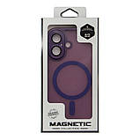 Чехол TPU+PC Magnetic Matte Camera Lens with Magsafe для iPhone 16, фото 8