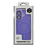 Чехол TPU+PC Magnetic Matte Camera Lens with Magsafe для iPhone 16, фото 9