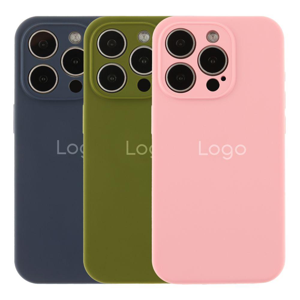 Чохол Silicone Case Full Size with Frame для iPhone 15 Pro, фото 1
