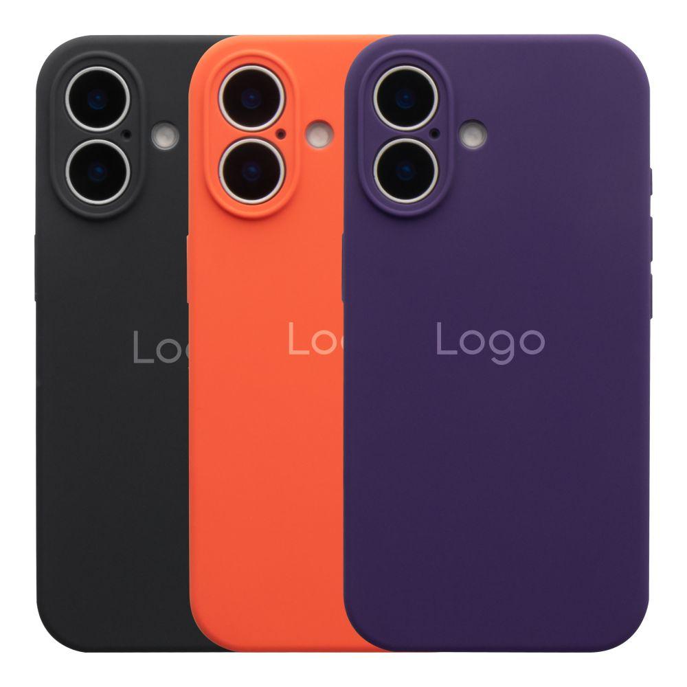 Чохол Silicone Case Full Size with Frame для iPhone 16, фото 1