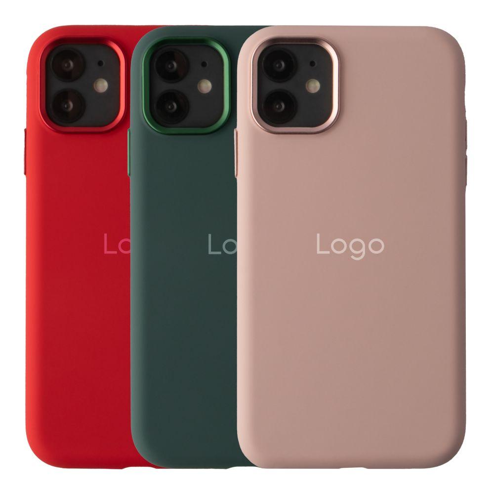 Чохол Silicone Case Metal Buttons (AA) для iPhone 11, фото 1