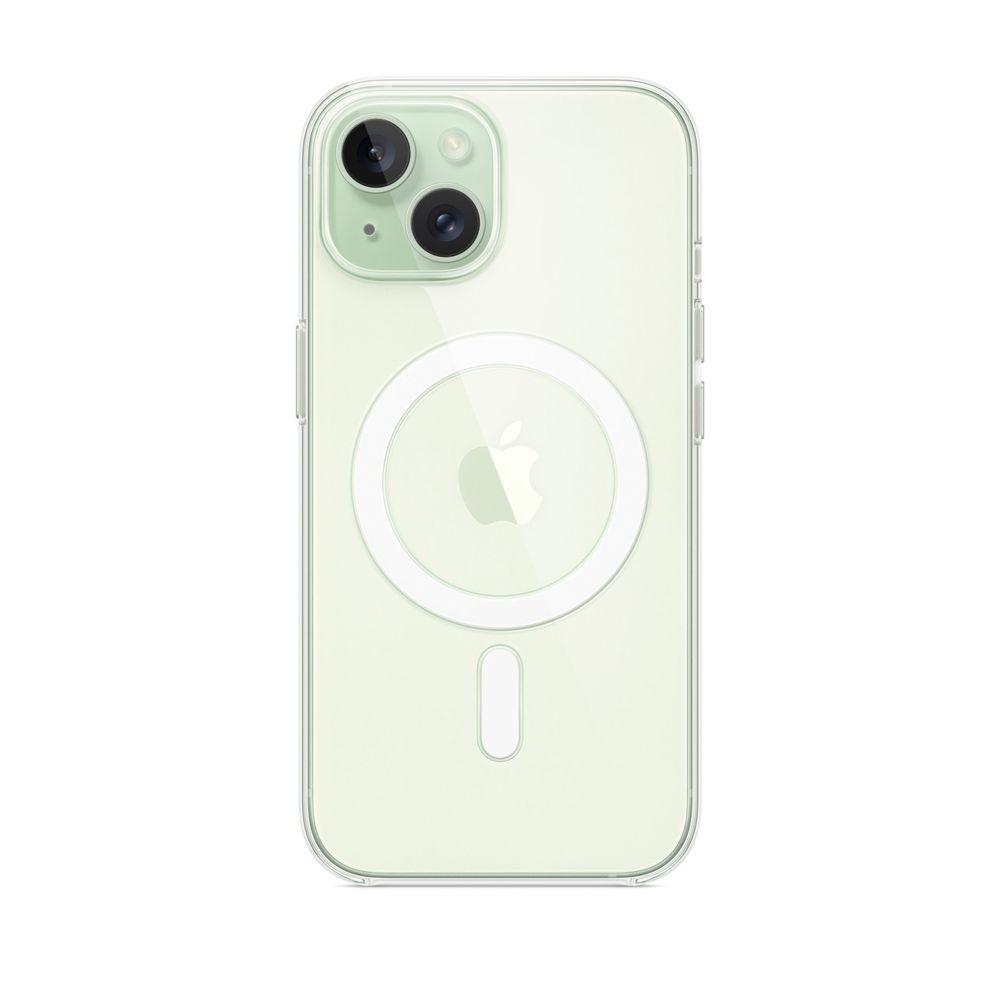 Чохол TPU Clear Case with Magsafe для iPhone 15 Plus, фото 1