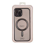 Чохол TPU Metallic Full Camera with Magsafe для iPhone 15, фото 2