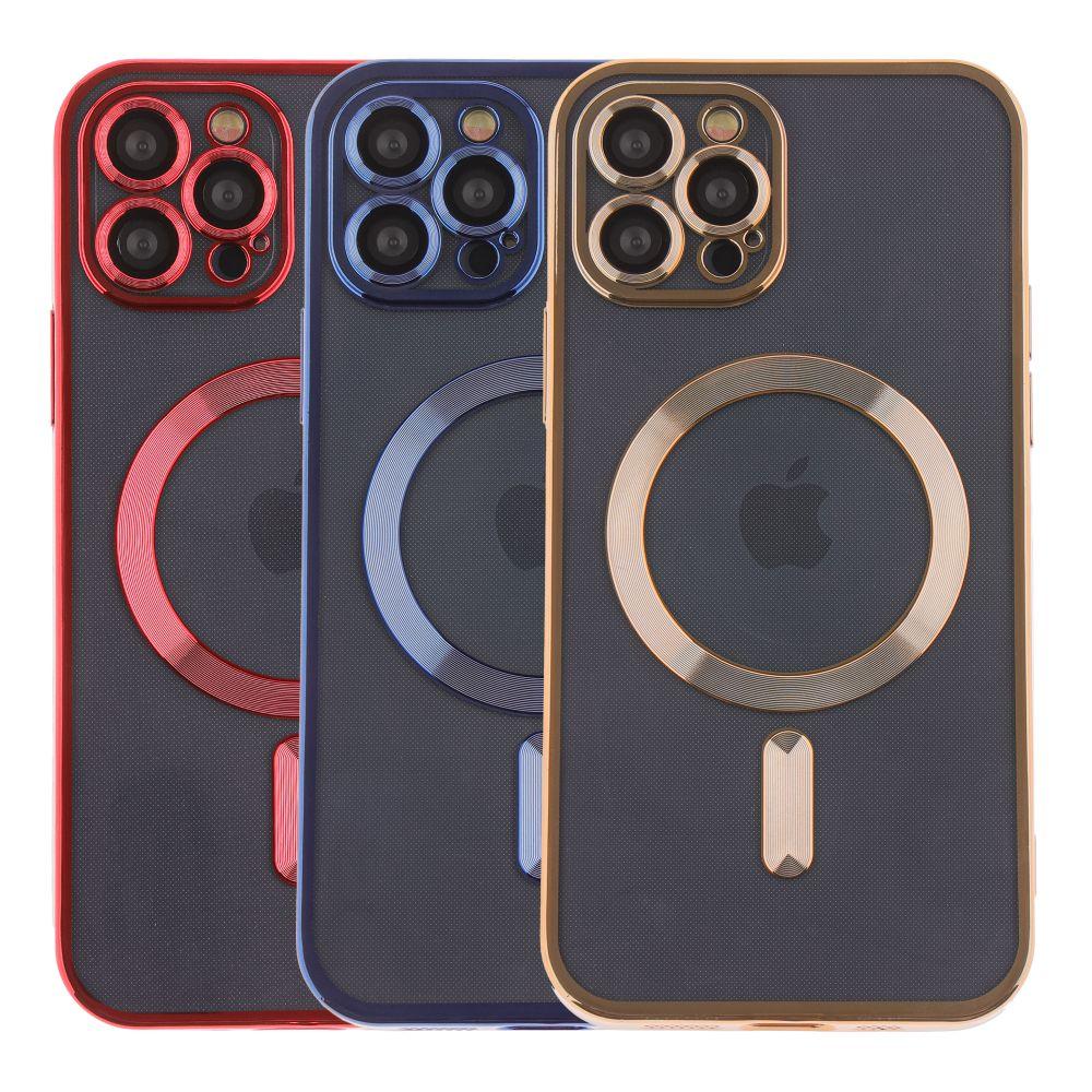 Чохол TPU Metallic Full Camera with Magsafe для iPhone 12 Pro Max, фото 1