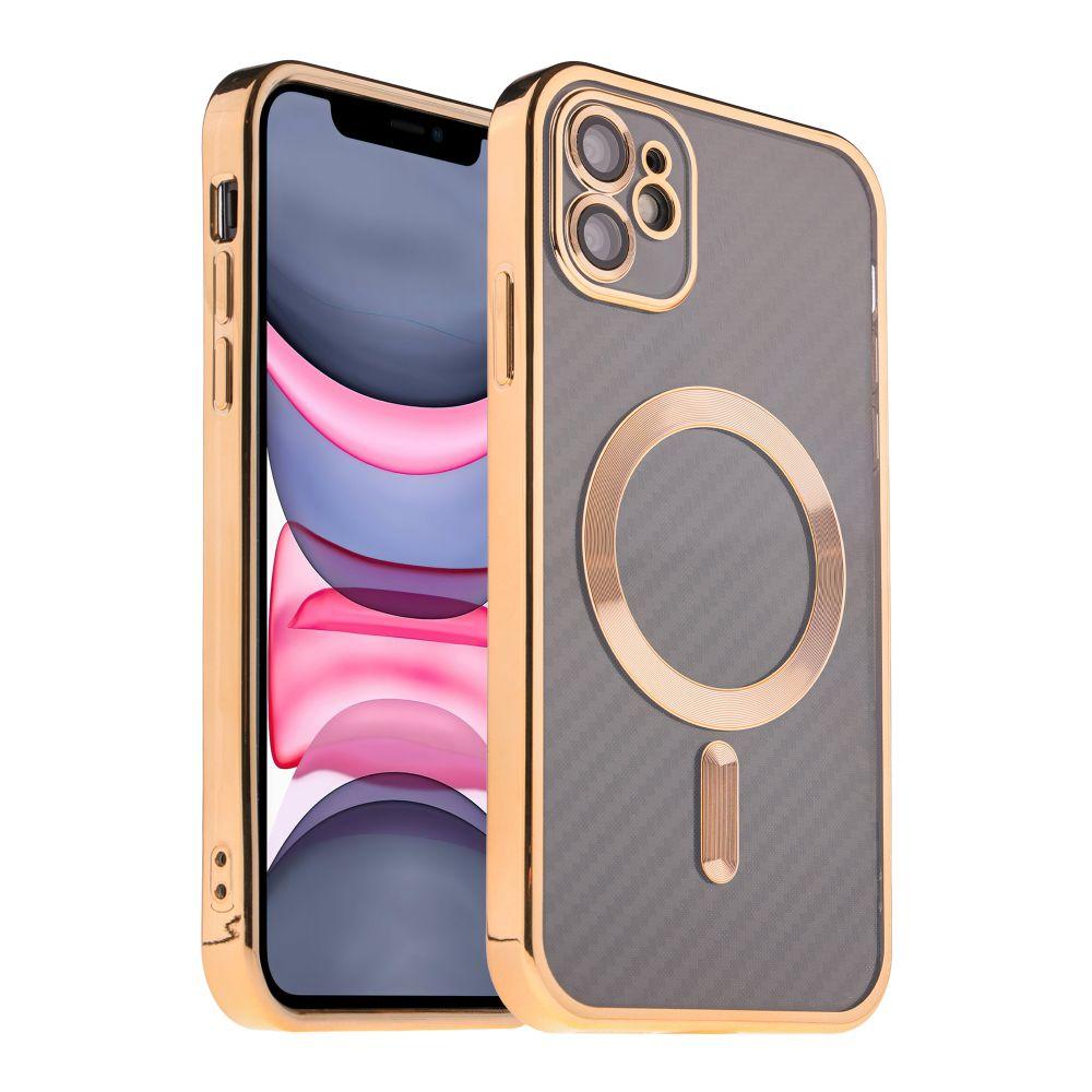 Чохол TPU Metallic Full Camera with Magsafe для iPhone 11, фото 1