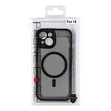 Чохол TPU+PC Anti Drop Full Camera with MagSafe для iPhone 15, фото 5