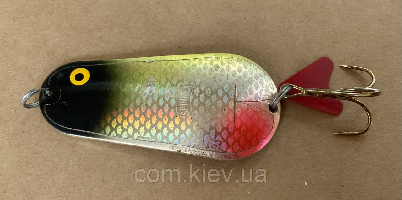 Блешня коливальна (колебалка) Pike Holo Spinnex 40 г / 80 мм голографічна, фото 1