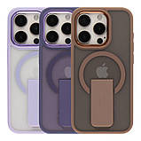 Чохол TPU+PC FlexGuard Magnetic Ring Stand для iPhone 16 Pro, фото 2