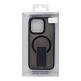 Чохол TPU+PC FlexGuard Magnetic Ring Stand для iPhone 16 Pro, фото 2