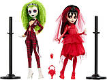 Колекційні ляльки Монстер Хай Бітлджус та Лідія Monster High Skullector Beetlejuice Beetlejuice Doll HYV96, фото 4
