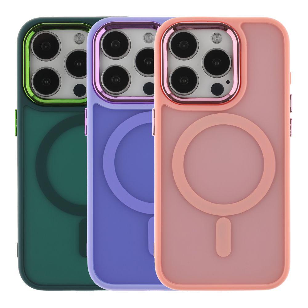 Чохол TPU+PC Space Magnetic Color with Magsafe для iPhone 15 Pro