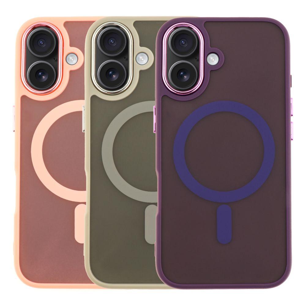 Чохол TPU+PC Space Magnetic Color with Magsafe для iPhone 16 Plus