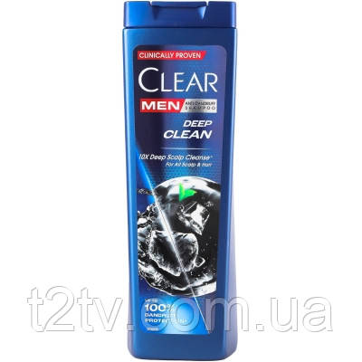 Шампунь Clear Проти лупи для чоловіків Глибоке очищення 360 мл (8720181455896), фото 1