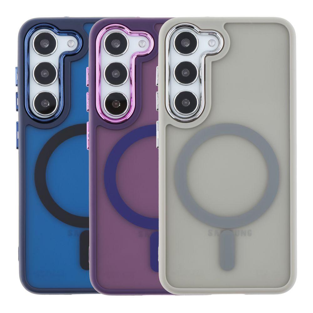 Чохол TPU+PC Space Magnetic Color with Magsafe для Samsung Galaxy S23 5G (S911)